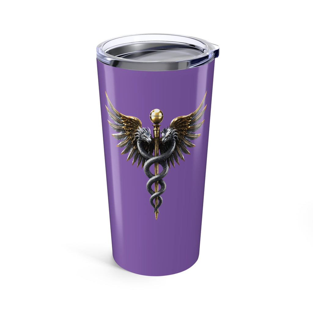 20oz Stainless Steel Tumbler – Light Purple Healer Wings Cup