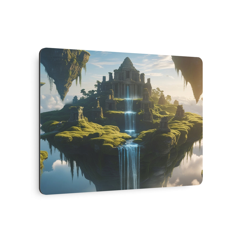 Fantasy Floating Islands Metal Wall Art – Epic Sky Decor