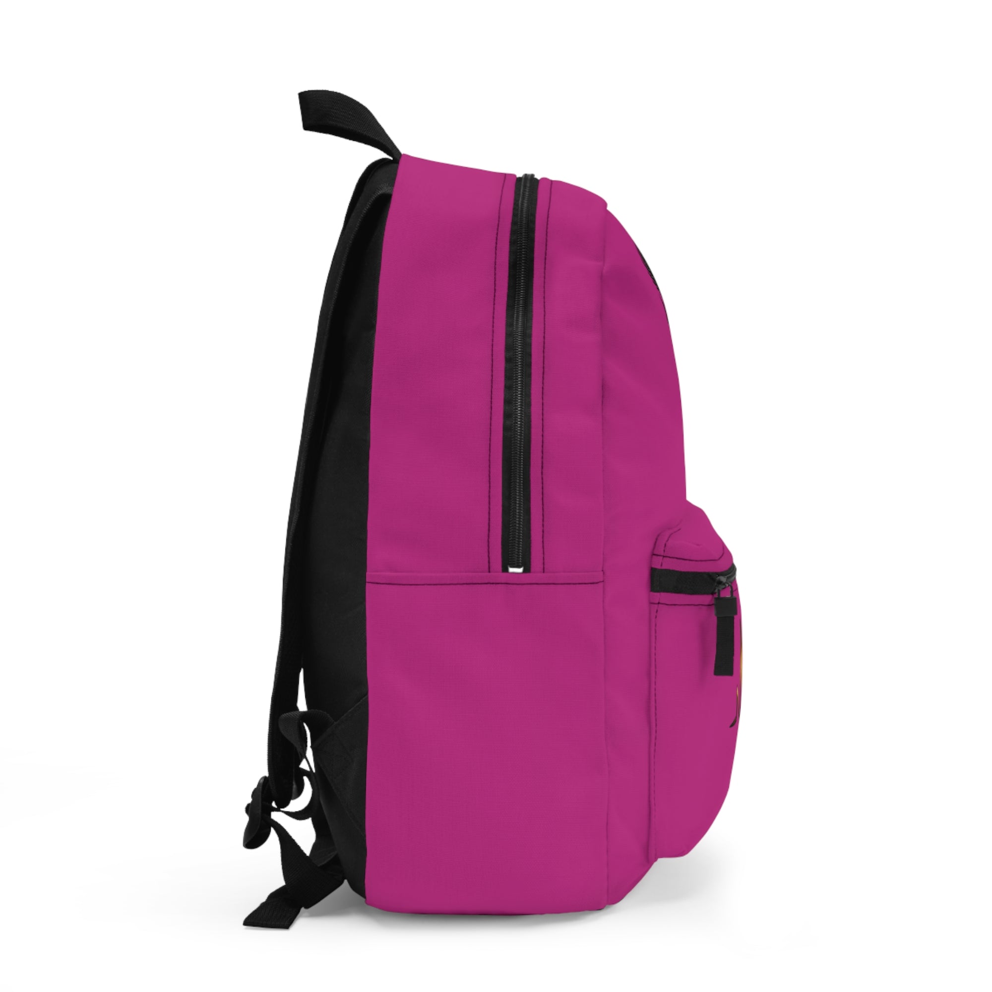 The Healer’s Backpack – Medical Caduceus & Gold Heartbeat Nursing Backpack (Pink)