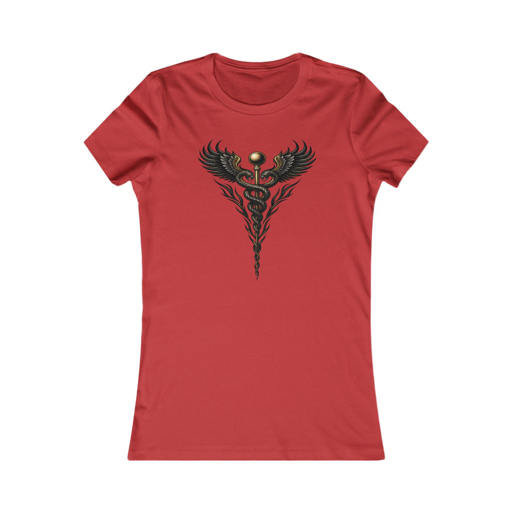 Nurse Caduceus Shirt – Stylish Medical Tee for Women
