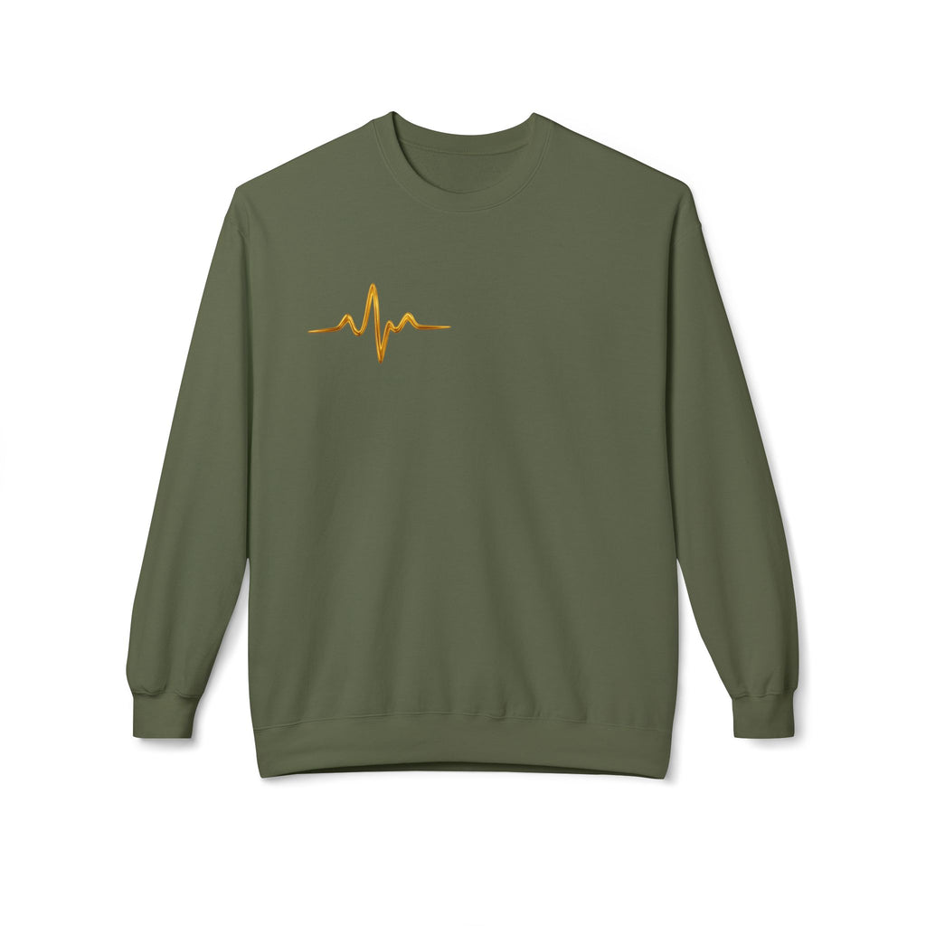 Heartbeat Guardian Sweatshirt: Unisex Crewneck, For Medical Professionals