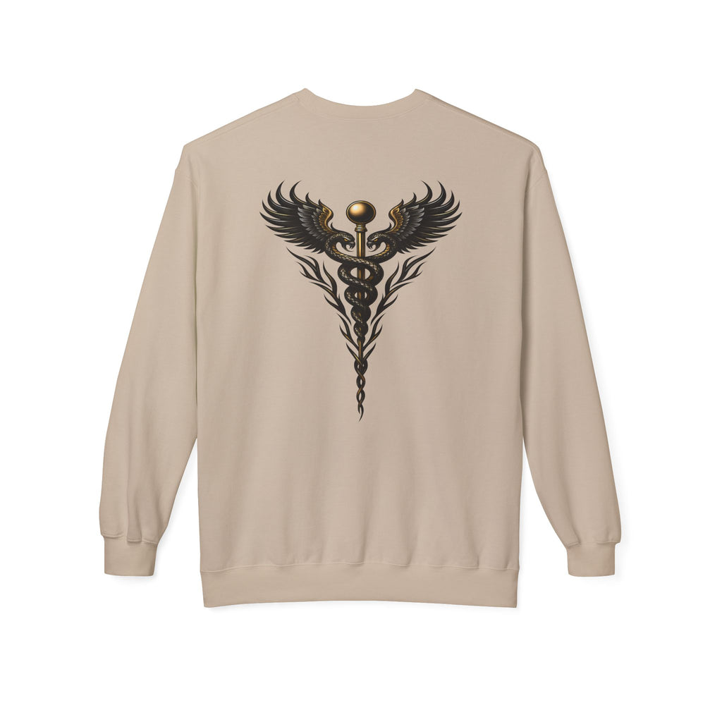 Heartbeat Guardian Sweatshirt: Unisex Crewneck, For Medical Professionals