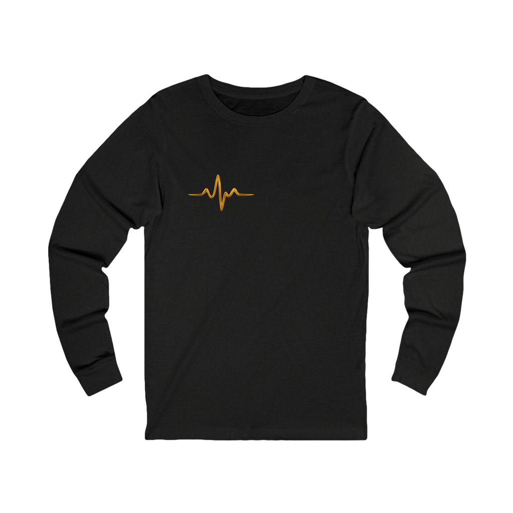 Caduceus & Heartbeat Long Sleeve Shirt for Medical Professionals