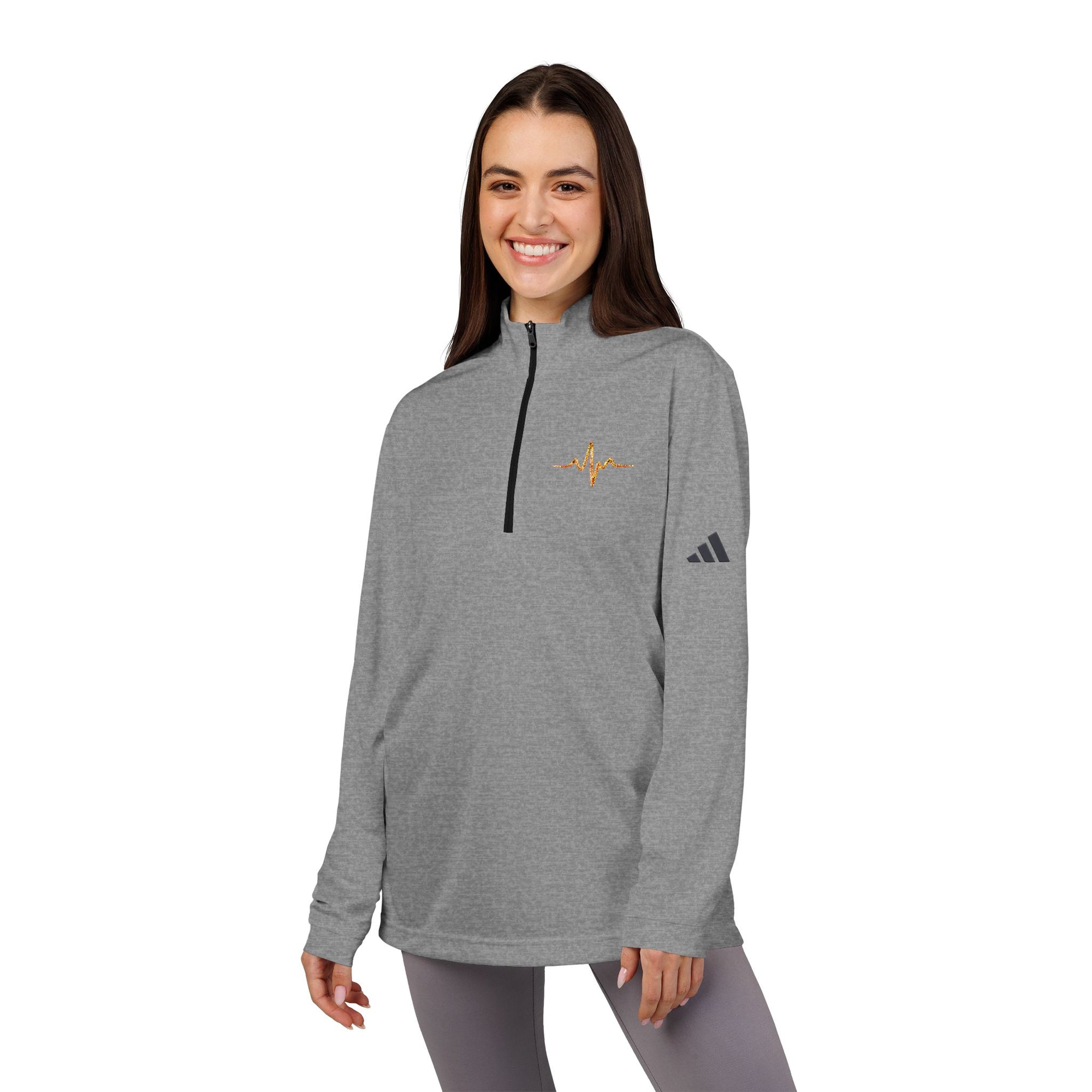 Adidas® Quarter-Zip Pullover for Healthcare Workers & EMTs