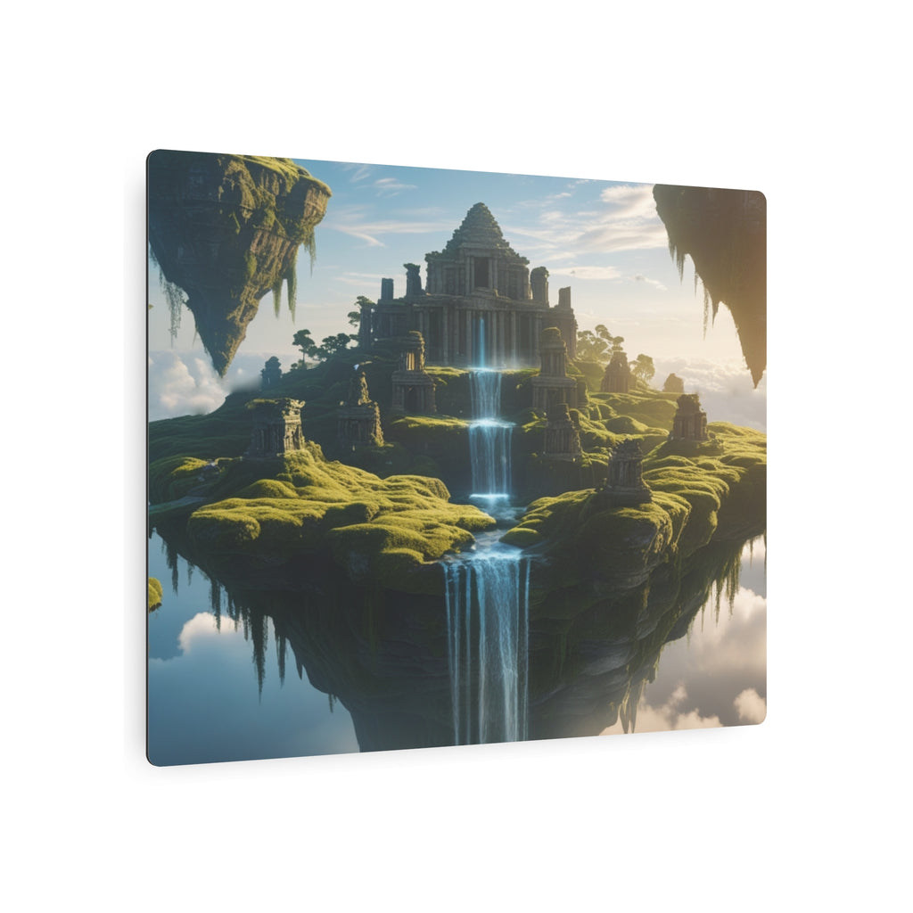 Fantasy Floating Islands Metal Wall Art – Epic Sky Decor