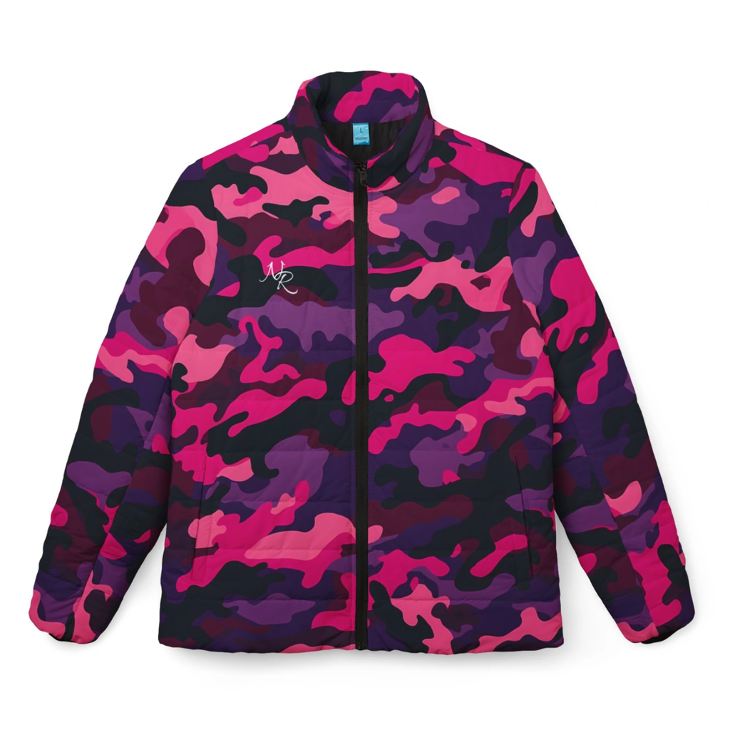 Nurse Rambo Women's Camo Puffer Jacket – Bold Winter Outerwear
