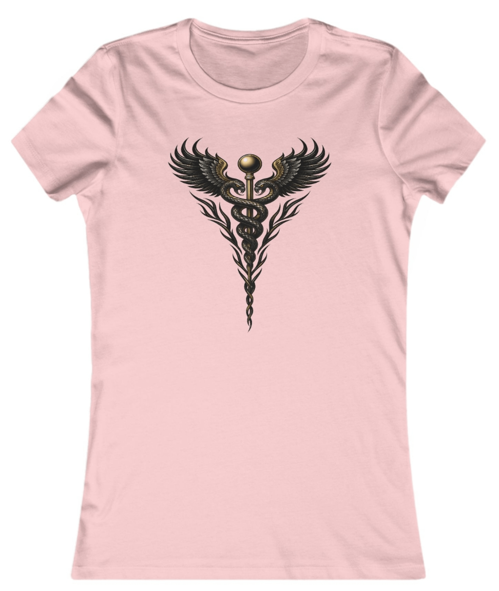 Nurse Caduceus Shirt – Stylish Medical Tee for Women