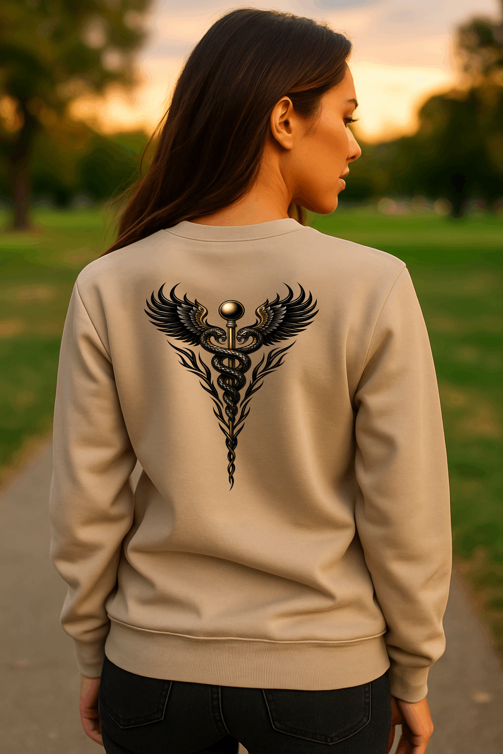 Heartbeat Guardian Sweatshirt: Unisex Crewneck, For Medical Professionals