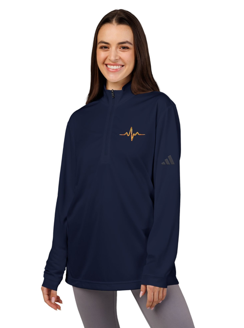 Adidas® Quarter-Zip Pullover for Healthcare Workers & EMTs
