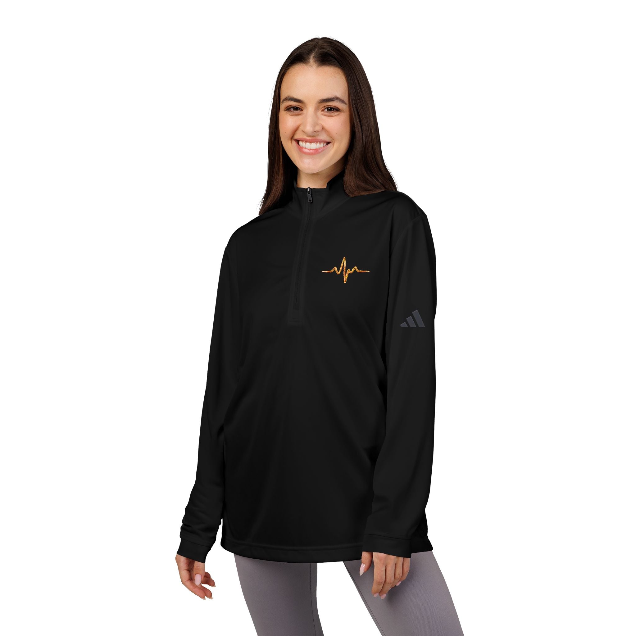 Adidas® Quarter-Zip Pullover for Healthcare Workers & EMTs