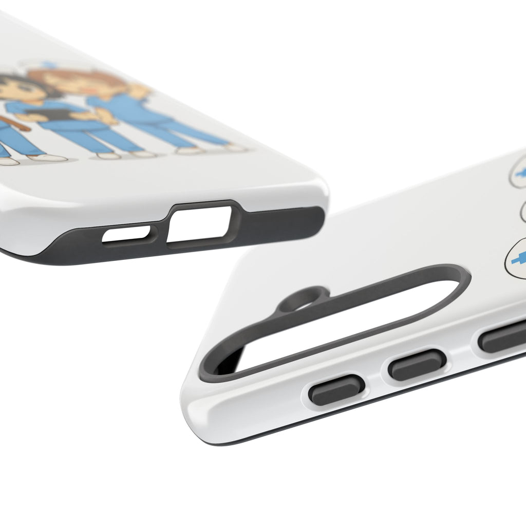 Cute Anime Nurse Phone Case – White, Medical-Inspired Design