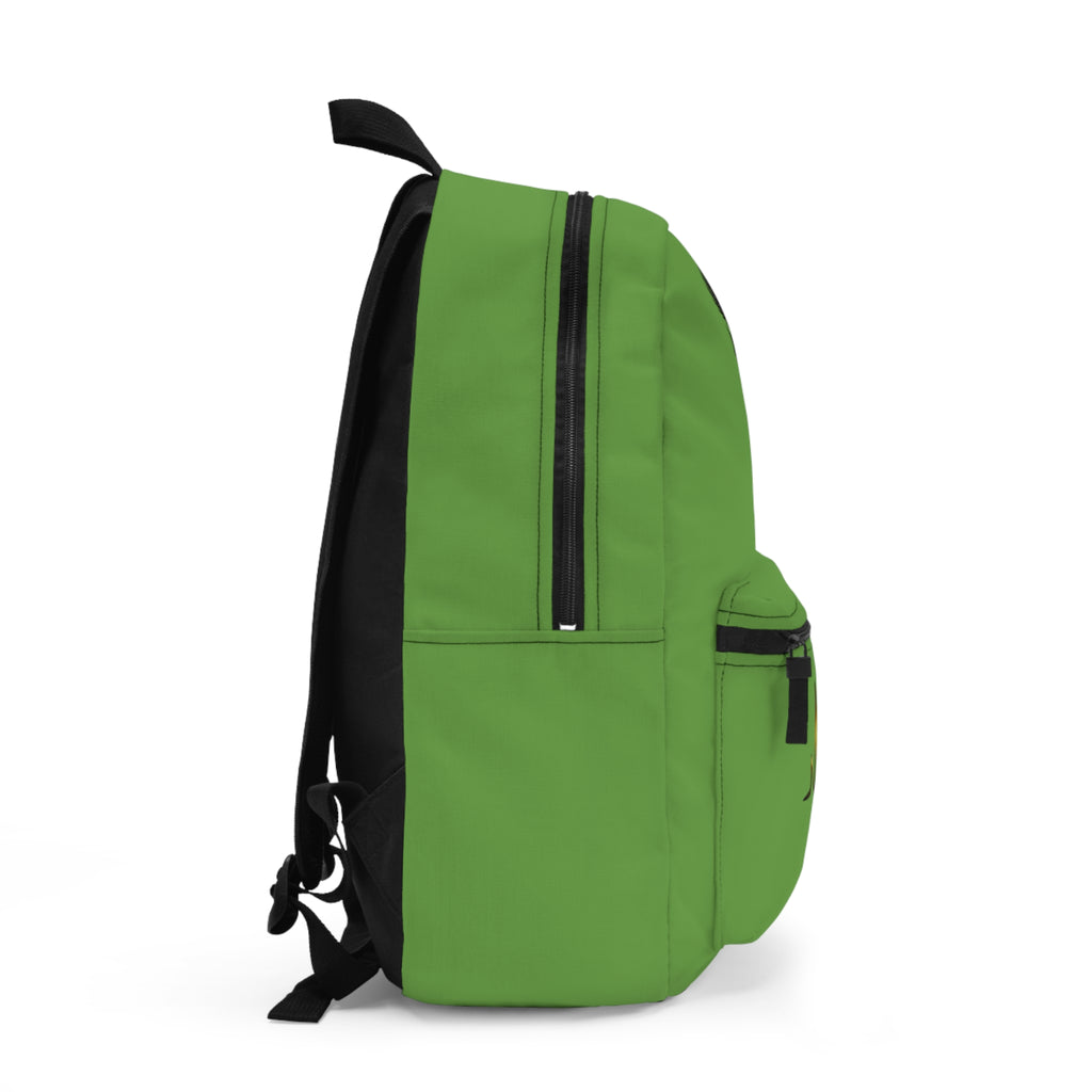 The Healer’s Backpack – Medical Caduceus & Gold Heartbeat Nursing Backpack (Green)
