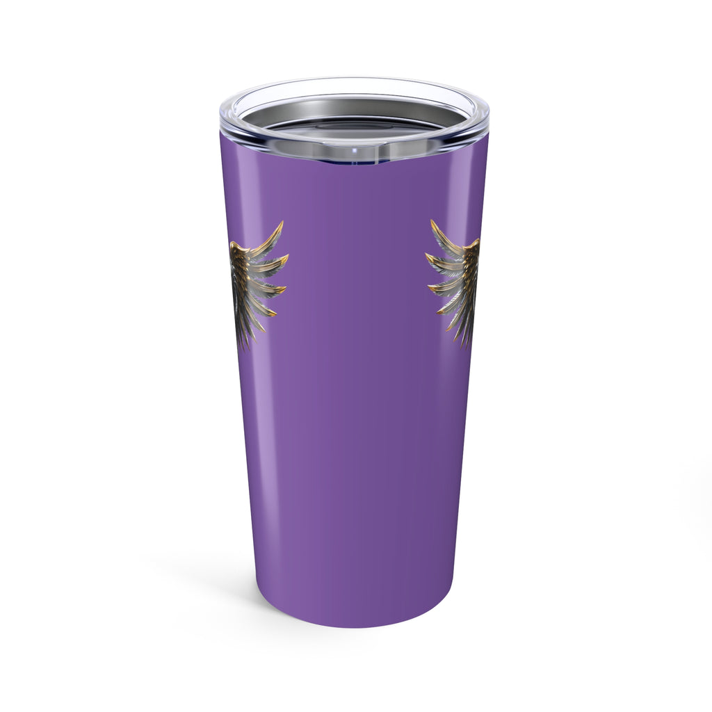 20oz Stainless Steel Tumbler – Light Purple Healer Wings Cup