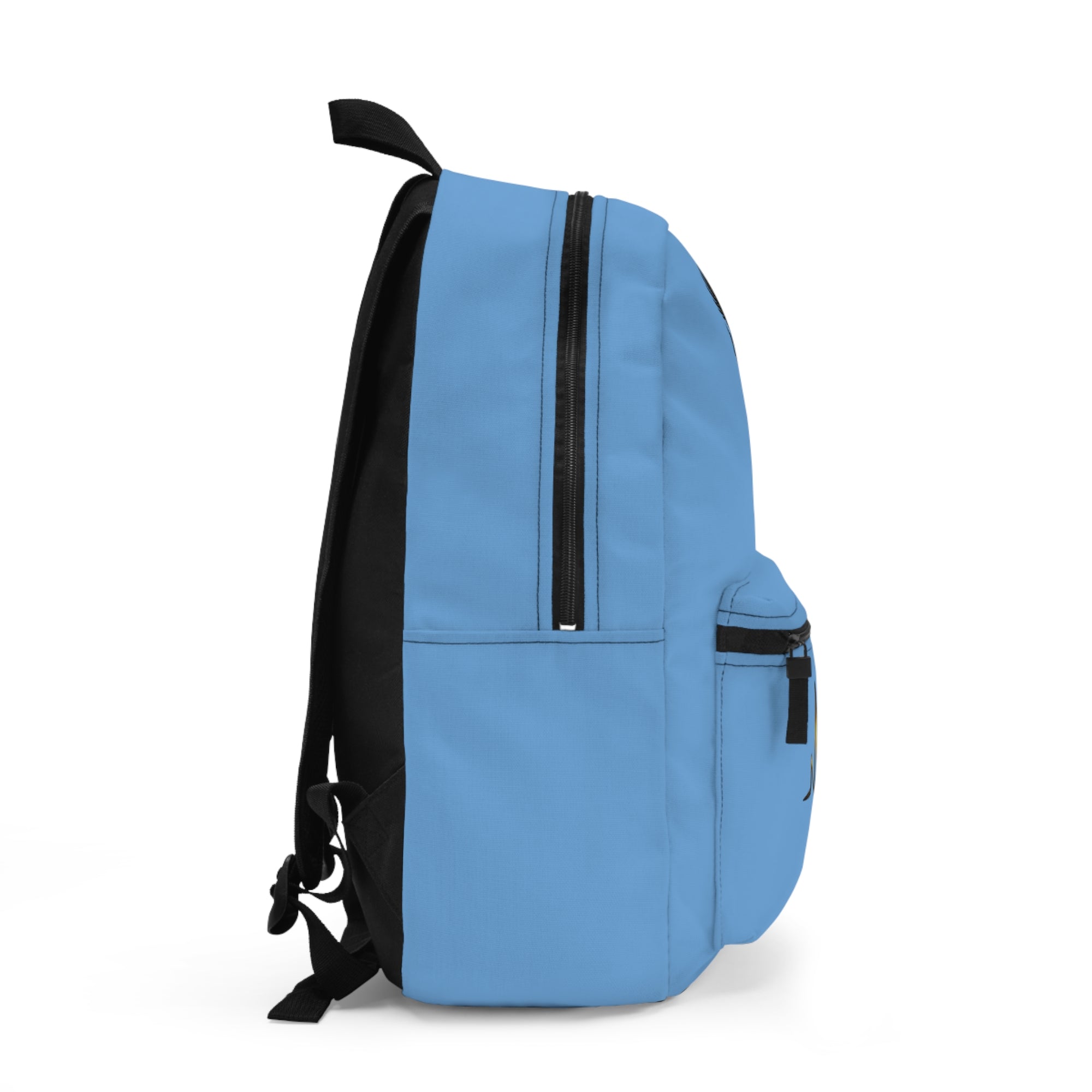 The Healer’s Backpack – Medical Caduceus & Gold Heartbeat Nursing Backpack (Light Blue)