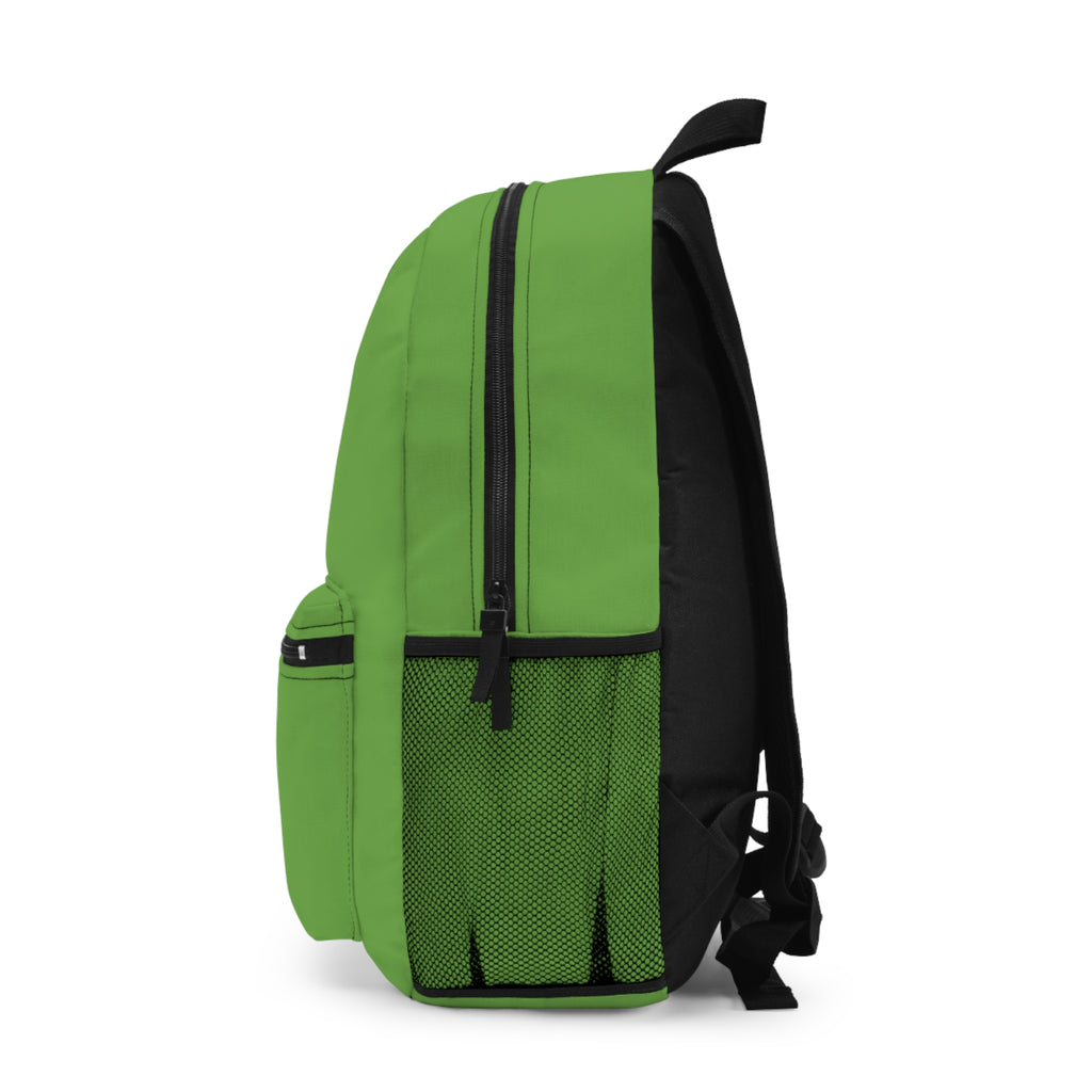 The Healer’s Backpack – Medical Caduceus & Gold Heartbeat Nursing Backpack (Green)