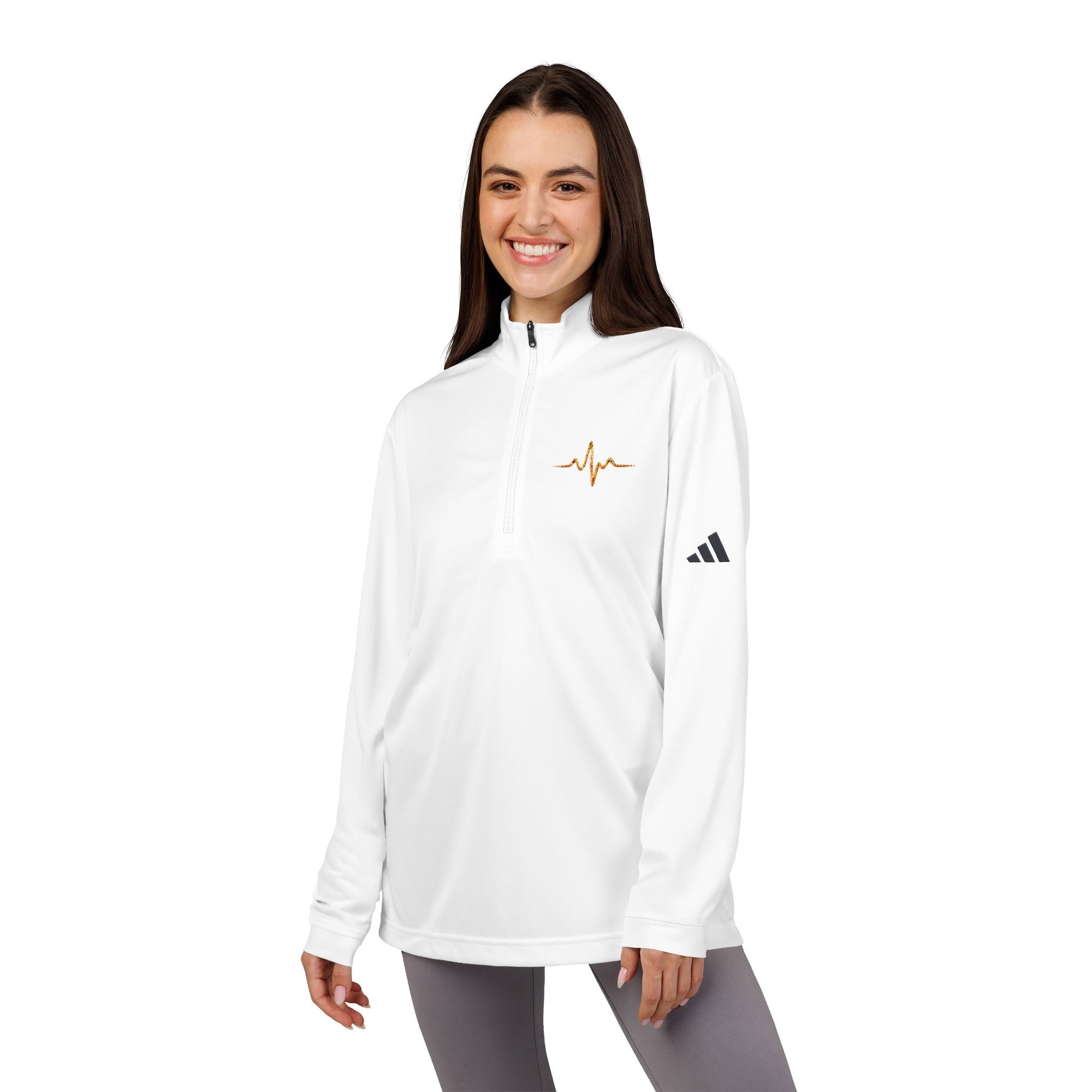 Adidas® Quarter-Zip Pullover for Healthcare Workers & EMTs