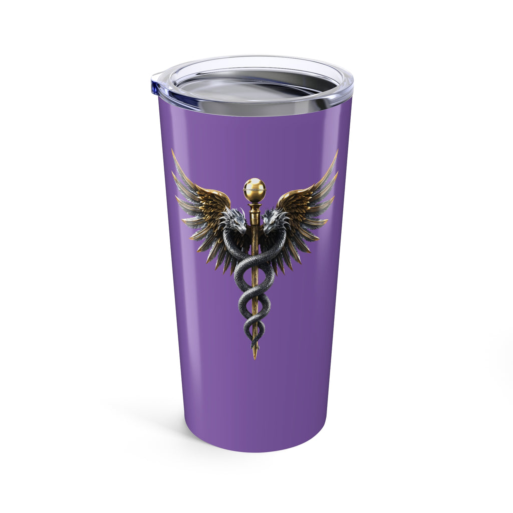 20oz Stainless Steel Tumbler – Light Purple Healer Wings Cup