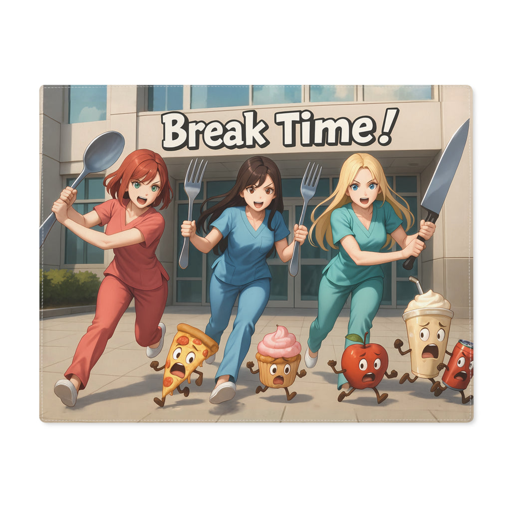 Nurse Placemat - No snack is safe at break time!