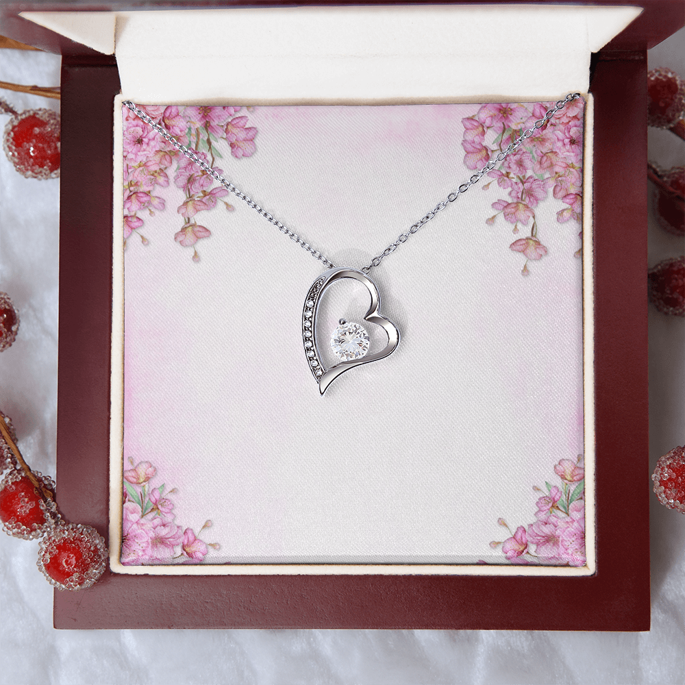 Healthcare Hero Love Necklace - White Gold Heart Pendant