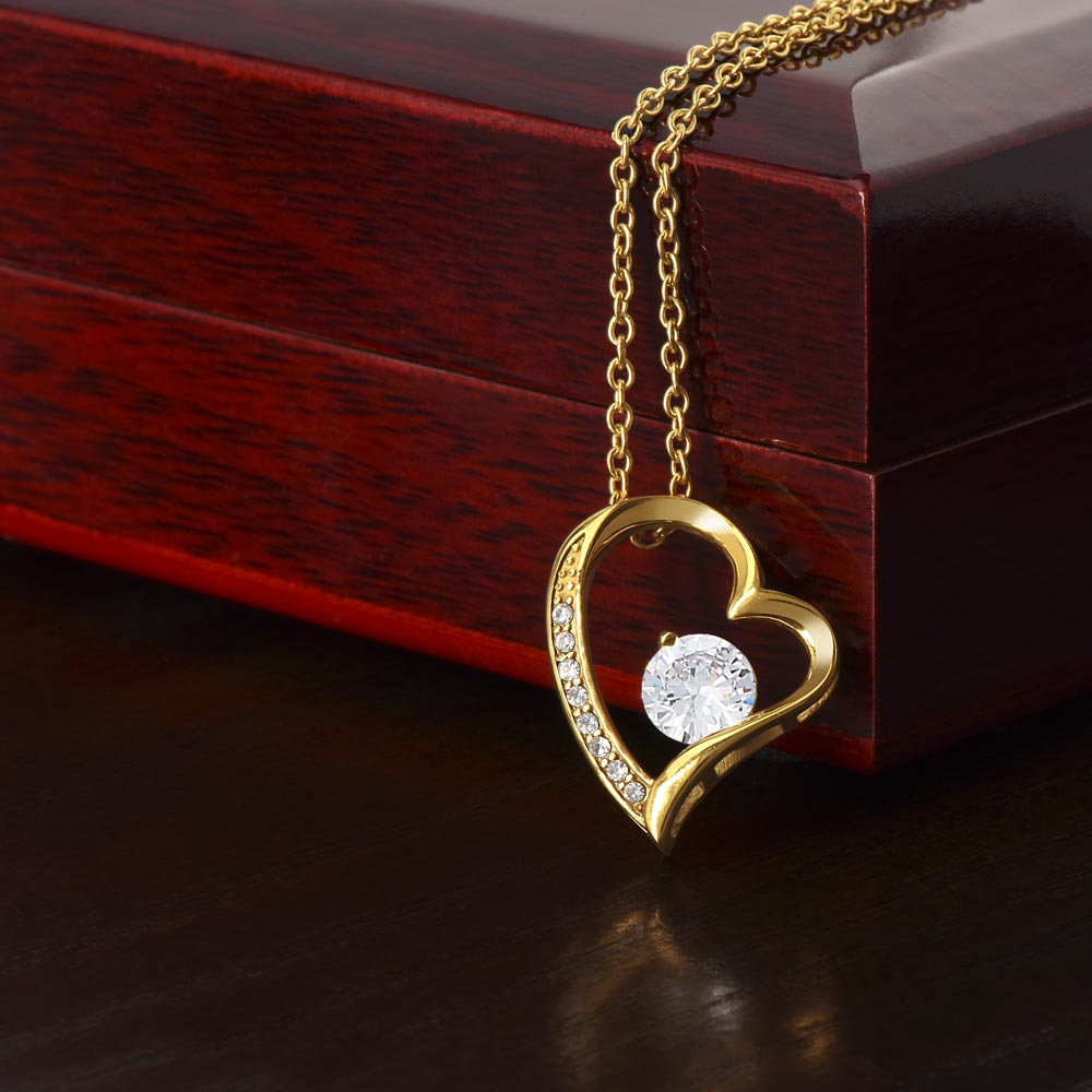 Healthcare Hero Love Necklace - Yellow Gold Heart Pendant