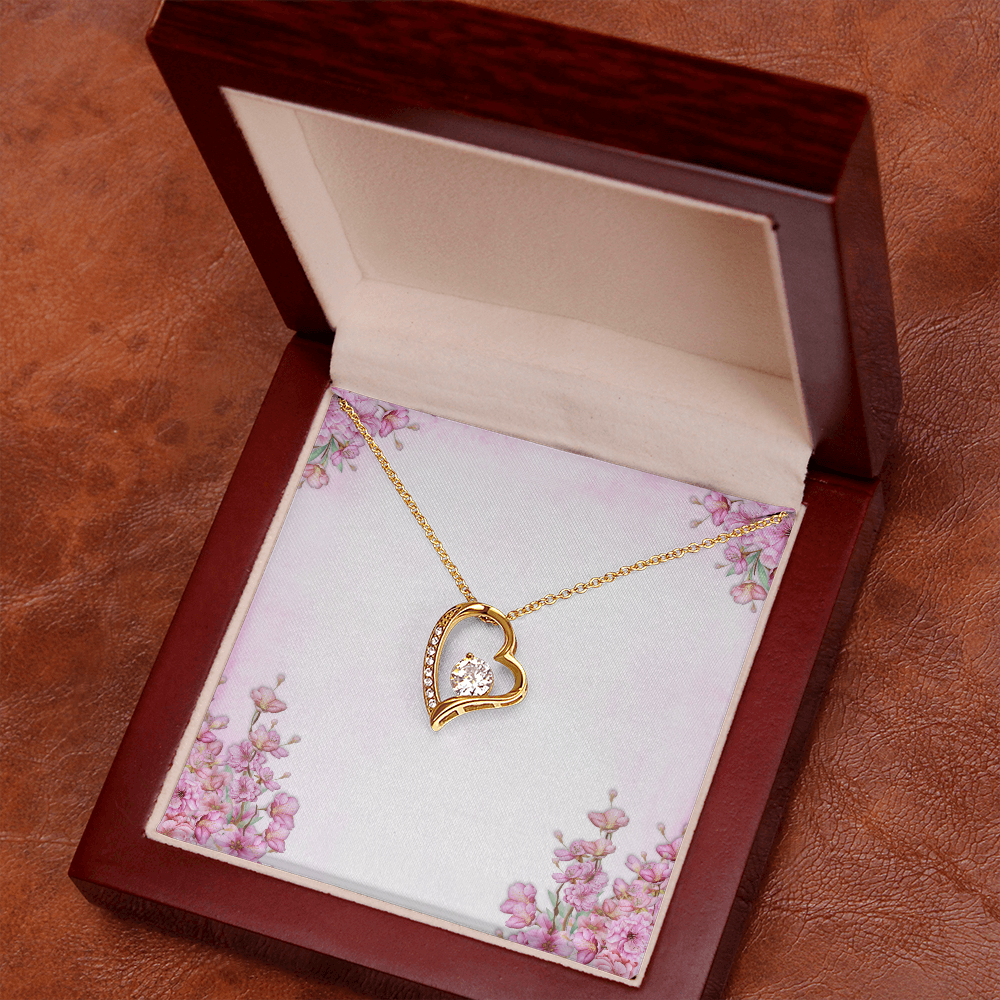 Healthcare Hero Love Necklace - Yellow Gold Heart Pendant
