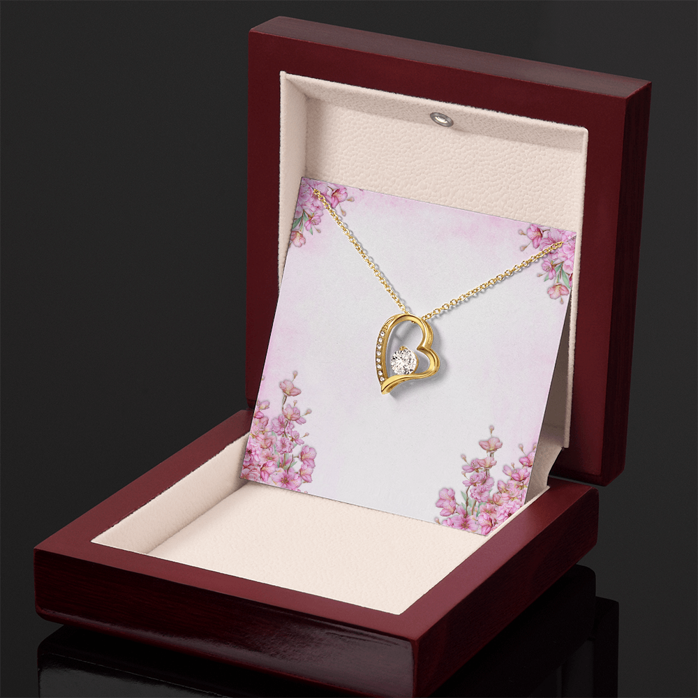 Healthcare Hero Love Necklace - Yellow Gold Heart Pendant