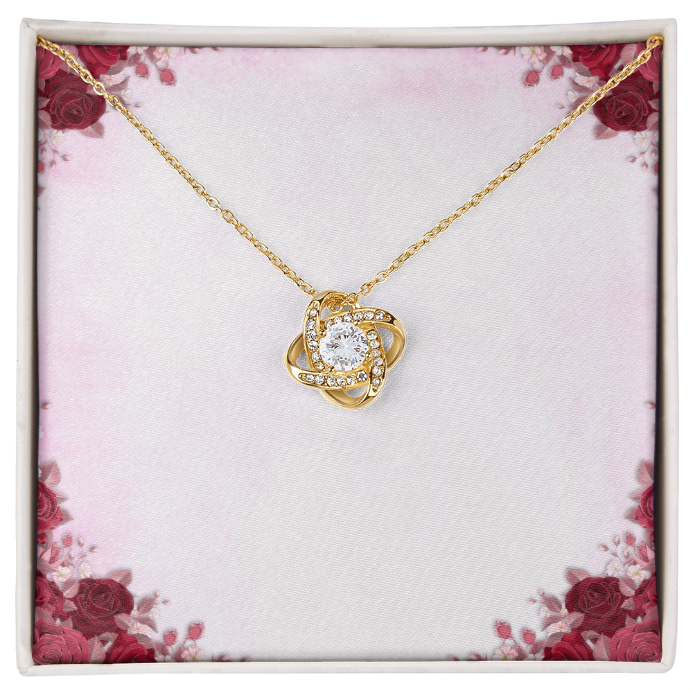 Healthcare Love Knot Necklace - Yellow Gold Necklace