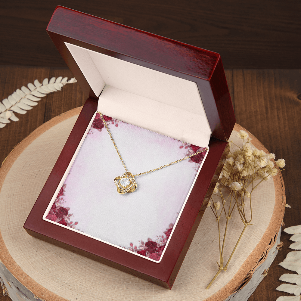 Healthcare Love Knot Necklace - Yellow Gold Necklace