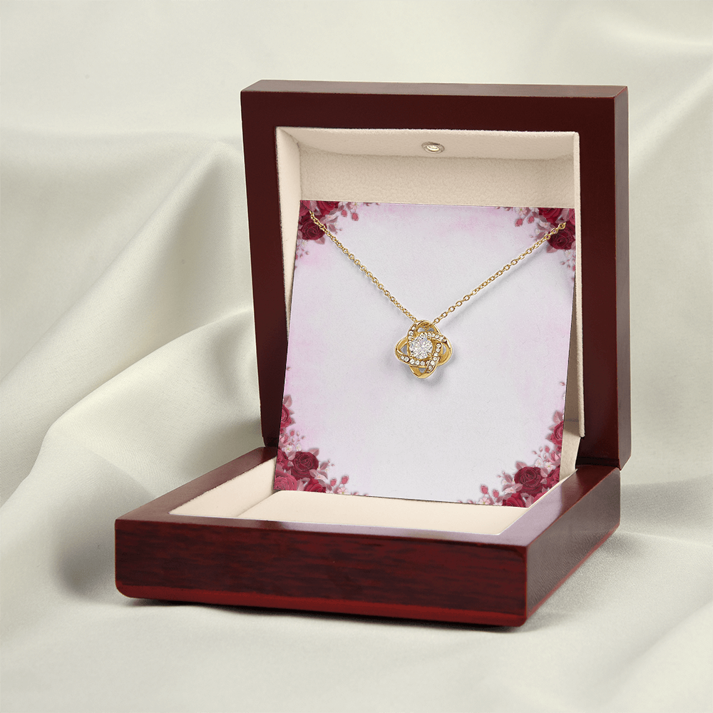 Healthcare Love Knot Necklace - Yellow Gold Necklace