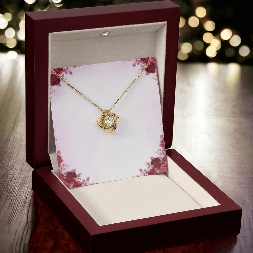 Healthcare Love Knot Necklace - Yellow Gold Necklace