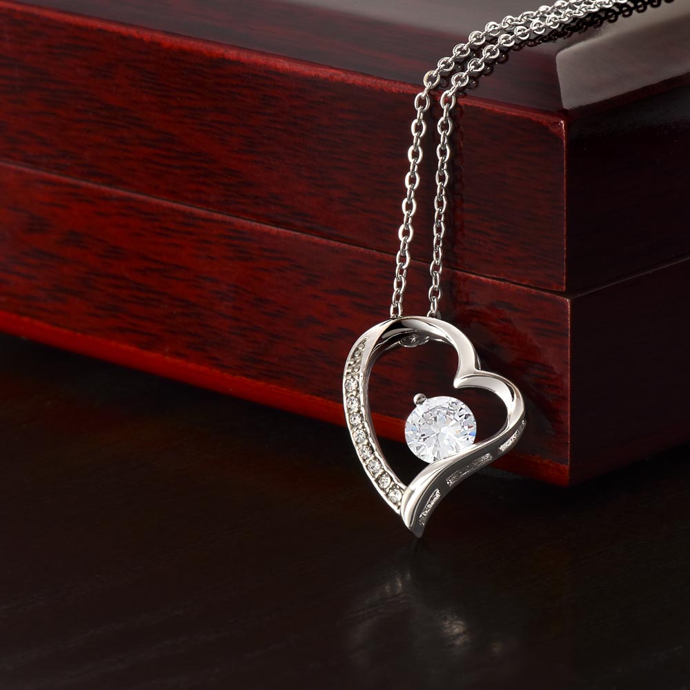 Healthcare Hero Love Necklace - White Gold Heart Pendant