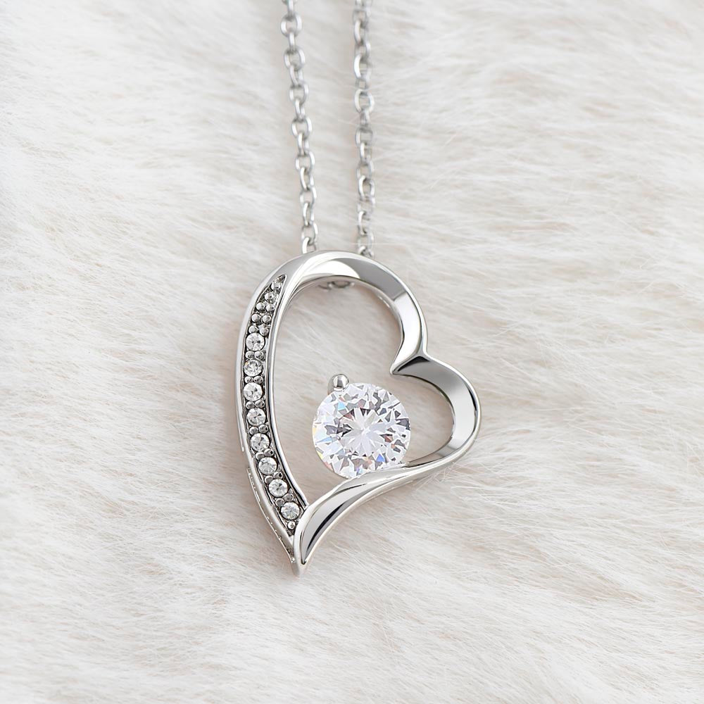 Healthcare Hero Love Necklace - White Gold Heart Pendant