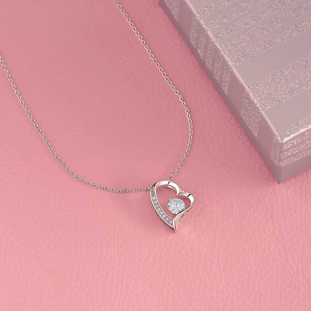 Healthcare Hero Love Necklace - White Gold Heart Pendant