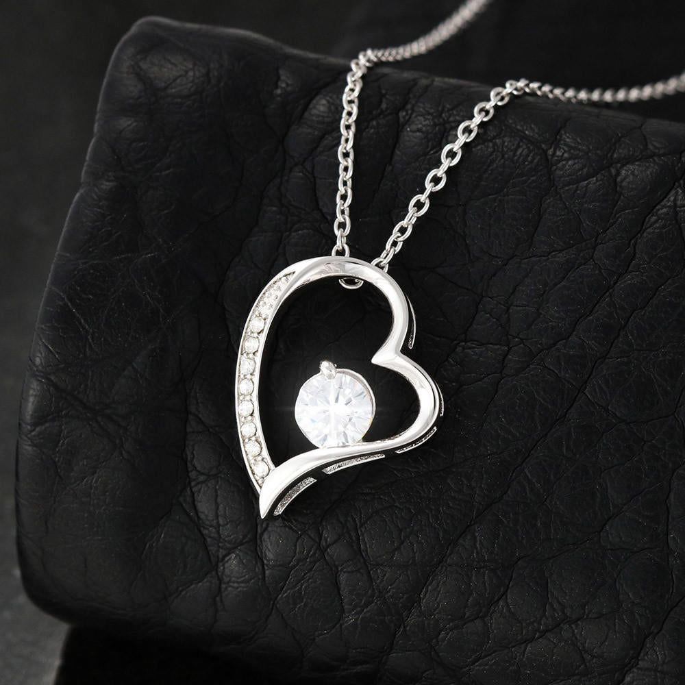 Healthcare Hero Love Necklace - White Gold Heart Pendant