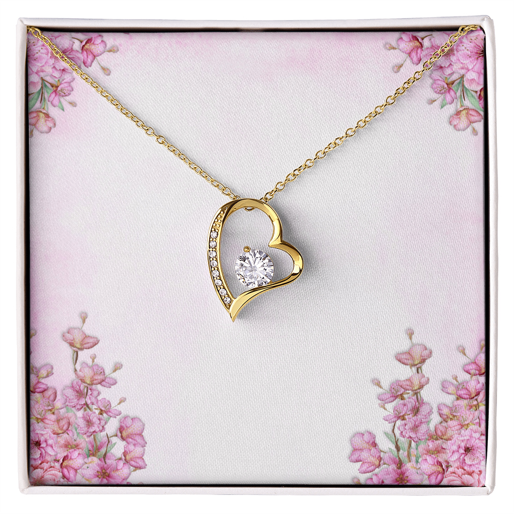 Healthcare Hero Love Necklace - Yellow Gold Heart Pendant