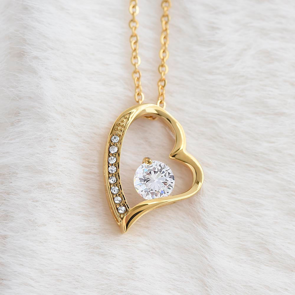 Healthcare Hero Love Necklace - Yellow Gold Heart Pendant