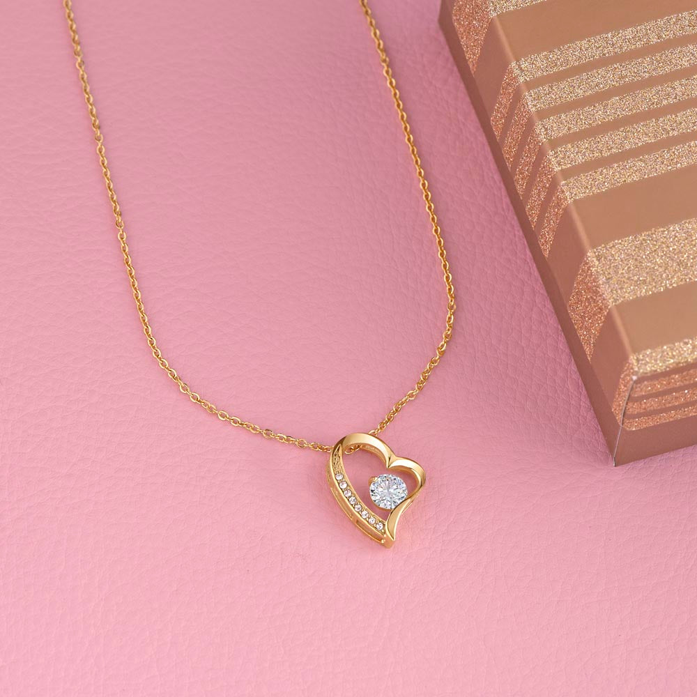 Healthcare Hero Love Necklace - Yellow Gold Heart Pendant