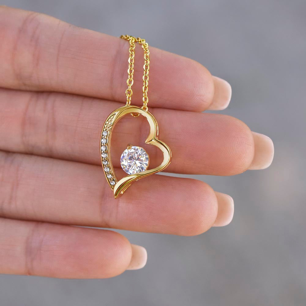 Healthcare Hero Love Necklace - Yellow Gold Heart Pendant