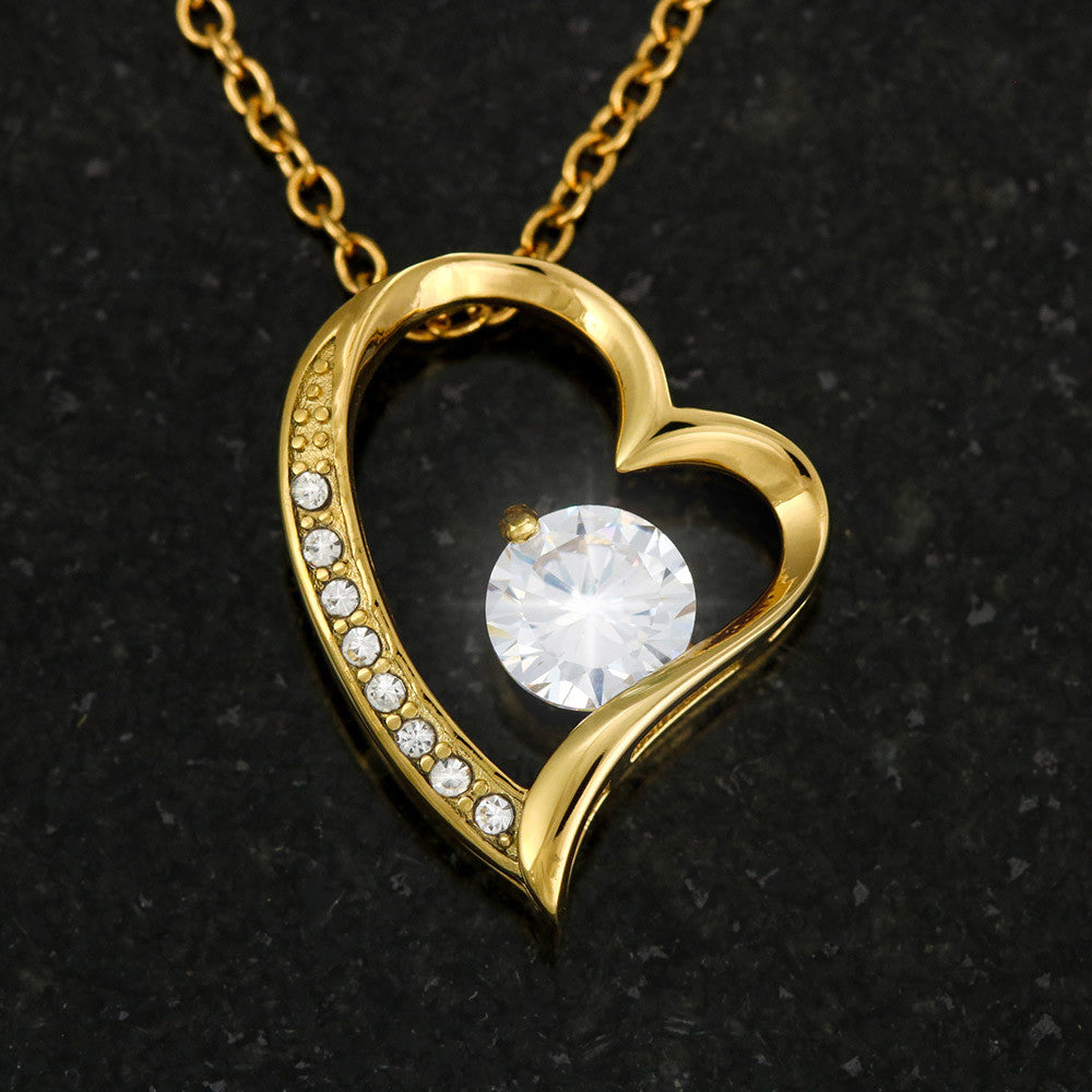 Healthcare Hero Love Necklace - Yellow Gold Heart Pendant